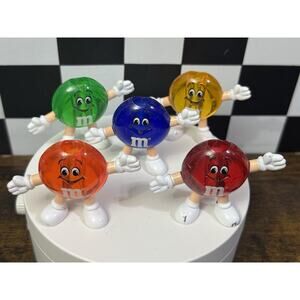 Vintage M&M's Candy String Light Covers Lot of 5 - Just Covers / No String
